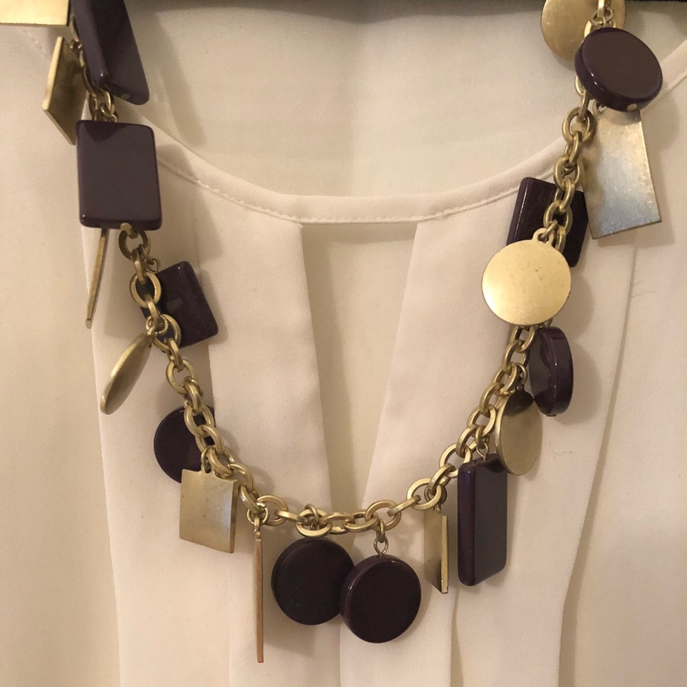 Block Shape Necklace - image 2